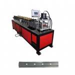 fire damper support bar and baffler two in one machine